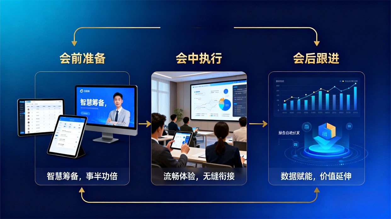 会前准备会中执行会后跟进